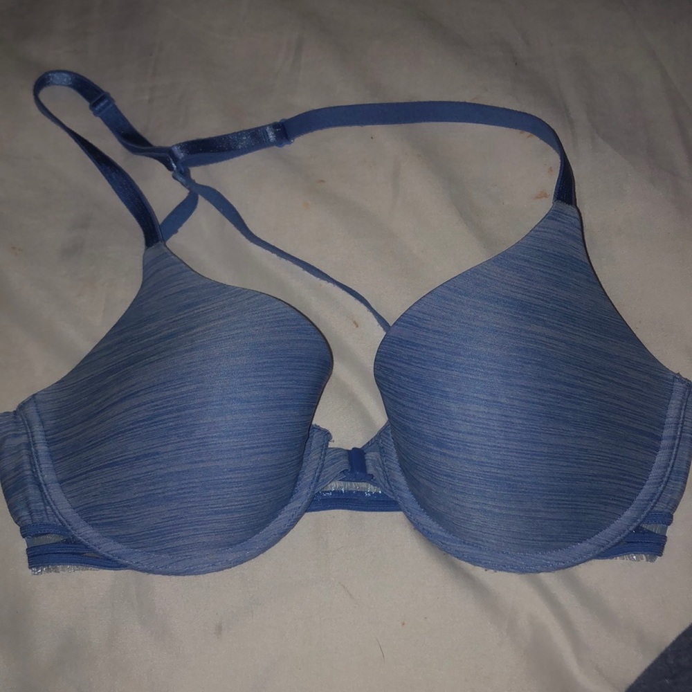 Blue VS PINK racerback bra